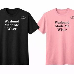 Wasbund Made Me Wiser- Black and Pink